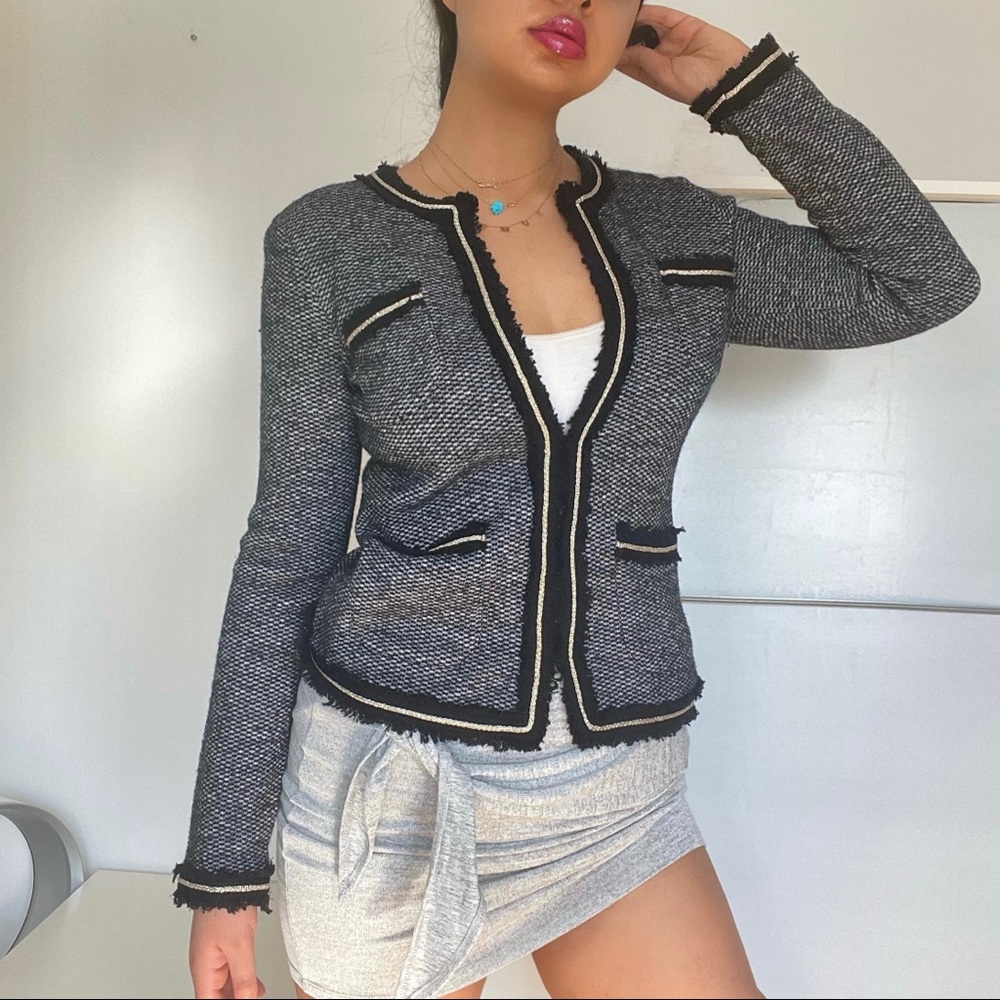 Karl Lagerfeld knitted wool cardigan